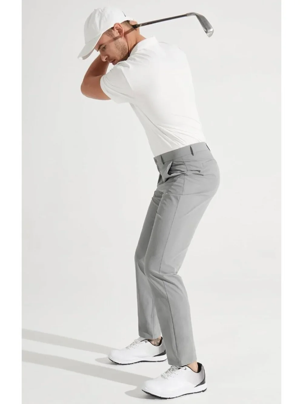 Mens Golf Pants Stretch Work Dress Pants 30
